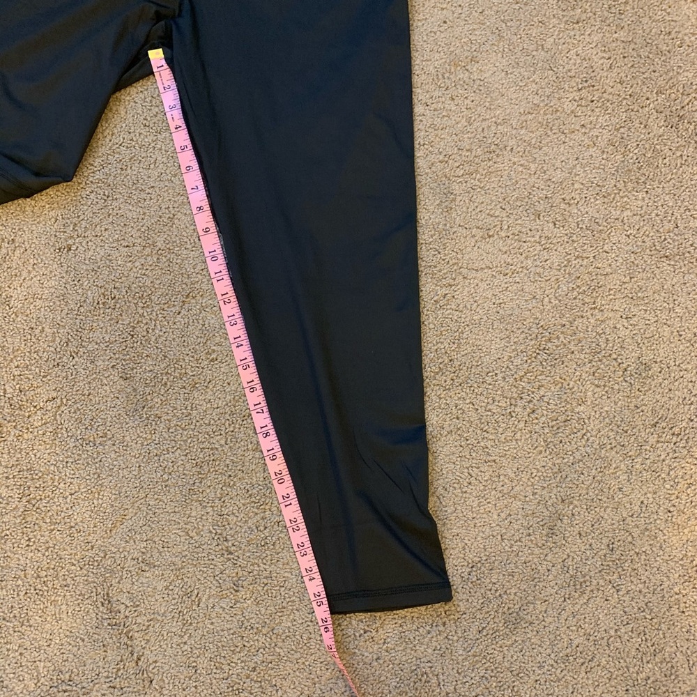 NEW XXL/1X Size Black Athletic Leggings - Picture 8 of 10
